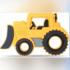 Tractor Teething Toys,Food Grade Silicone Chew Teether